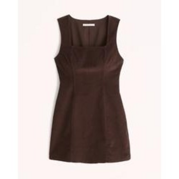 Abercrombie Dresses & Skirts - Abercrombie Corduroy Shift Mini Dress in Brown